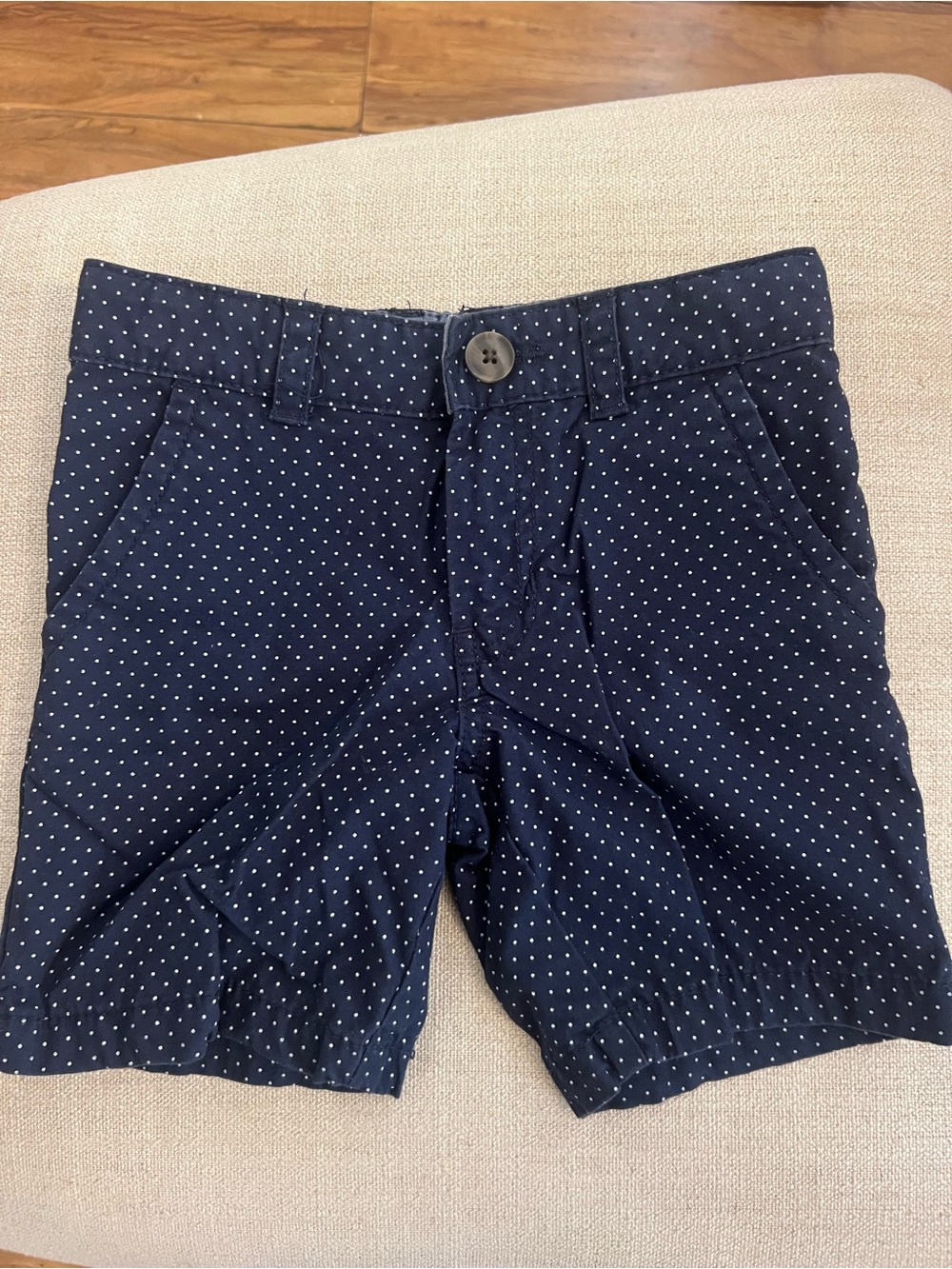 Cat & Jack Navy Blue Polka Dot Shorts